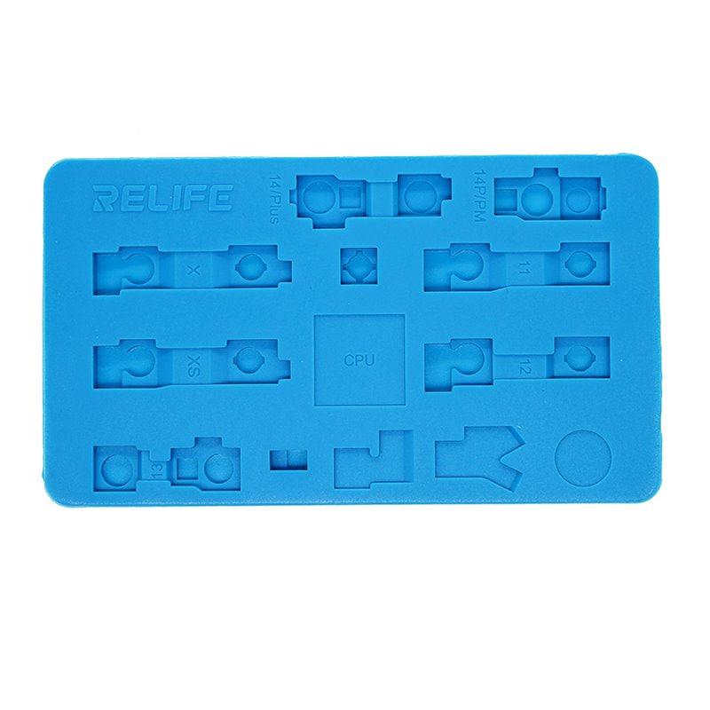 Матриця силіконова Relife RL-004FB для фіксації компонентів Face ID під час ремонту iPhone X-14 Pro Max