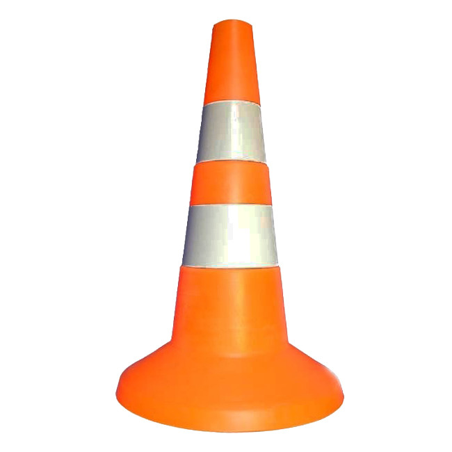 Конус сигнальний для дорожніх робіт 500 мм світловідбивний  (SHiz16761), фото 1