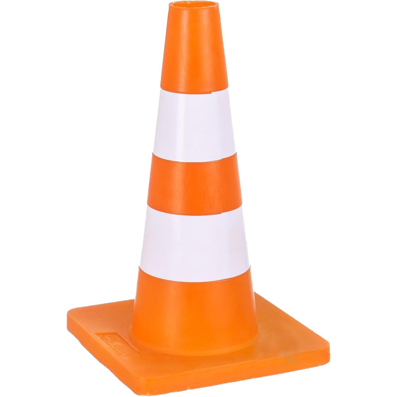 Конус для паркування пластиковий 450 мм біла смуга (SHiz16757), фото 1