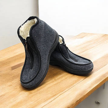 Черевики з тканини утеплені 44р 29см, чоловічі черевики, чоловічі робочі черевики