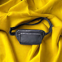 Бананка з натуральної шкіри. Відмінна якість сумки на пояс. Модель: 74132