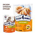 Сухой корм Клуб 4 Лапи Adult Cats Rabbit - з кроликом для дорослих котів, 300г, фото 6