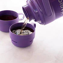 Термос MAGIO MG-1053 3.2 л, скляна колба, фіолетовий (Niz16792), фото 5