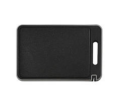 Кухонна дошка для нарізки овочів MAGIO MG-1256 чорна (Niz16789)