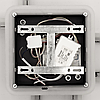 Люстра SONNE 90W 4S APP чорна Luminaria 3000-6500К 9000Lm керована світлодіодна LED з пультом ДУ IP20 525х525х115мм, фото 9
