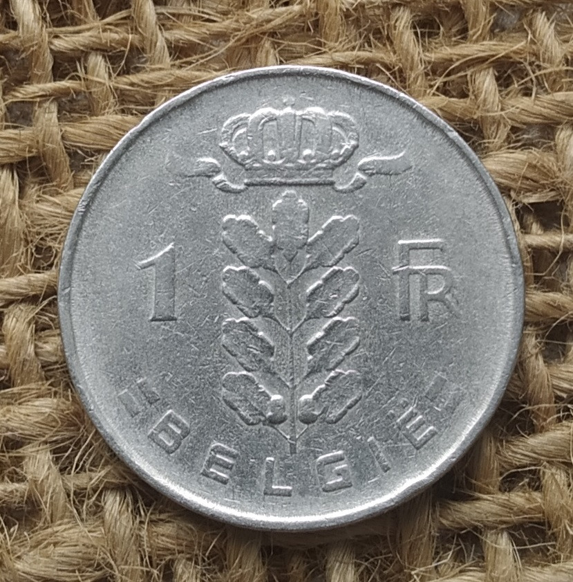 1 франк 1958 року. Бельгiя