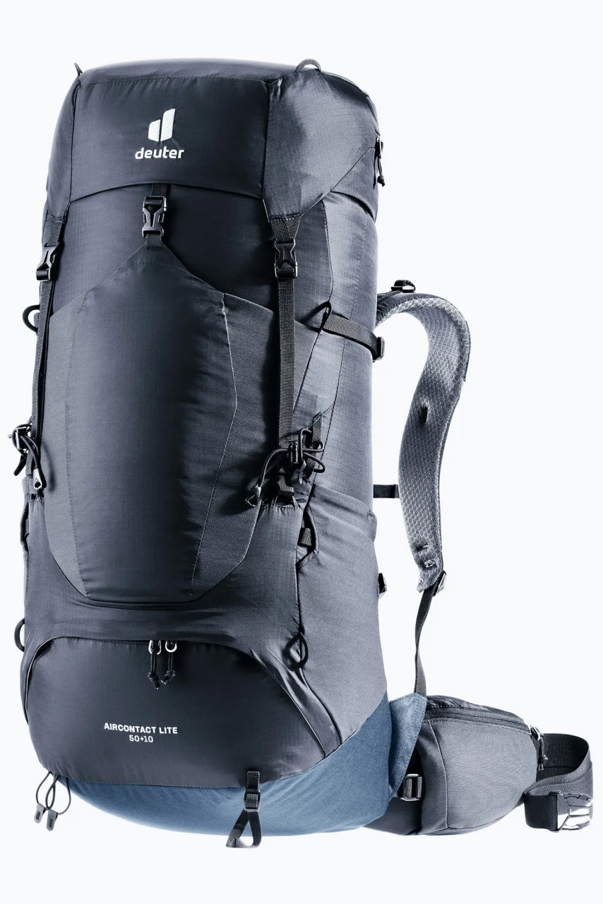 Туристичний рюкзак Deuter Aircontact Lite 50+10-2 чорний, фото 1