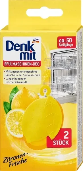Освіжувач для посудомийних машин Denkmit Лимонна свіжість 2 шт