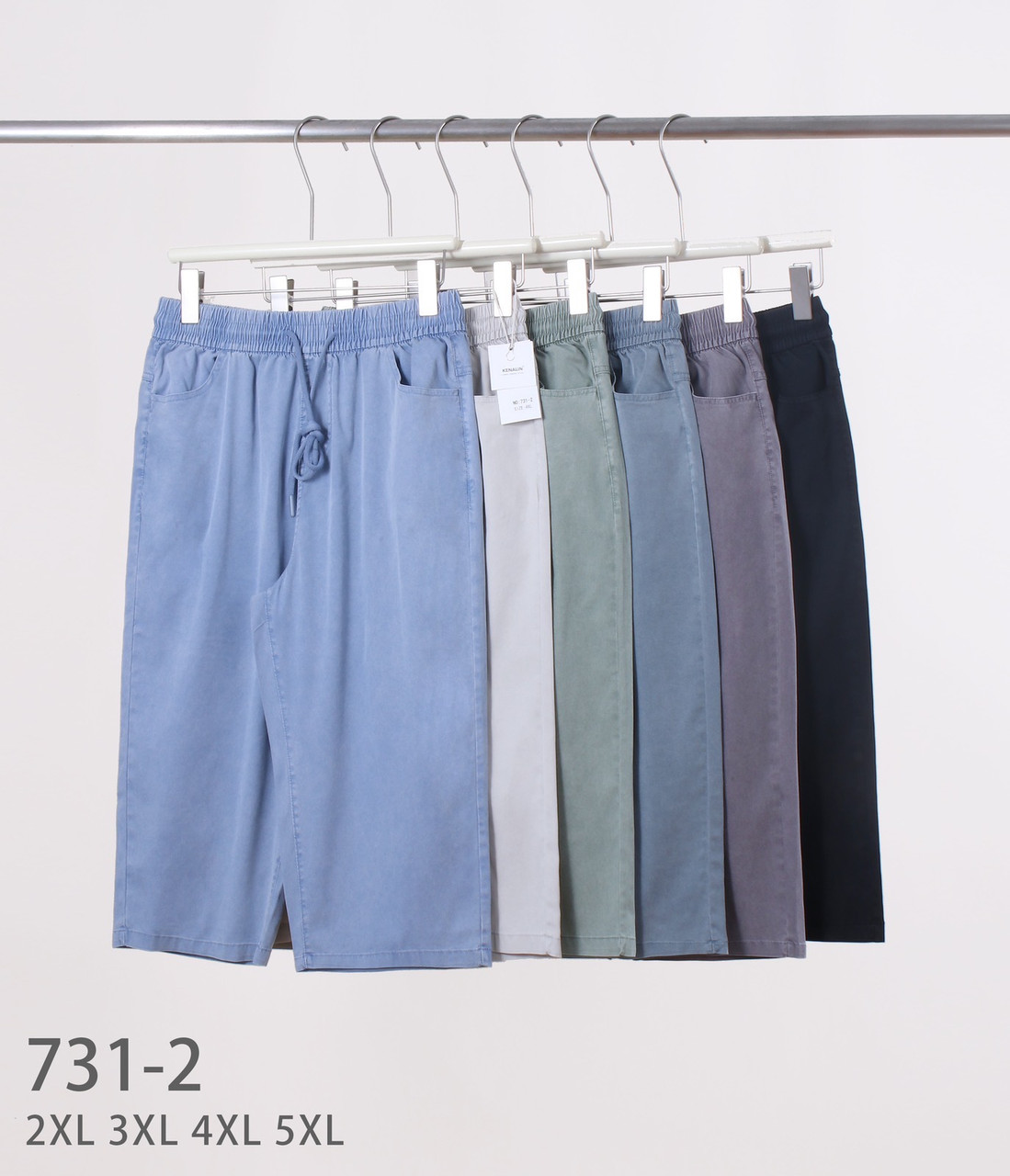 Бриджі жіночі котон №731-2 р.2XL,3XL,4XL,5XL (46-52)