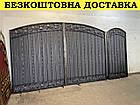 Ворота ковані з профнастилом і хвірткою Код: А-01223, фото 6