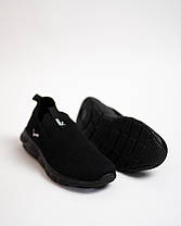 Чоловічі літні кросівки мокасини дихаючі Puma Black чорні, фото 4