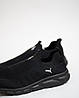 Чоловічі літні кросівки мокасини дихаючі Puma Black чорні, фото 8