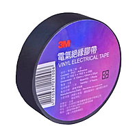 Ізолента універсальна для зовнішніх робіт, 3М 19*0,13mm 18m чорна (Тайвань)