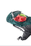 Туристичний рюкзак Deuter Aircontact Lite 50+10-5 зелений, фото 4