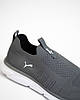Чоловічі літні кросівки мокасини дихаючі Puma Graphite сірі, фото 7