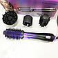 Фен-щітка стайлер VGR V-484 4 в 1. Колір: фіолетовий, фото 8