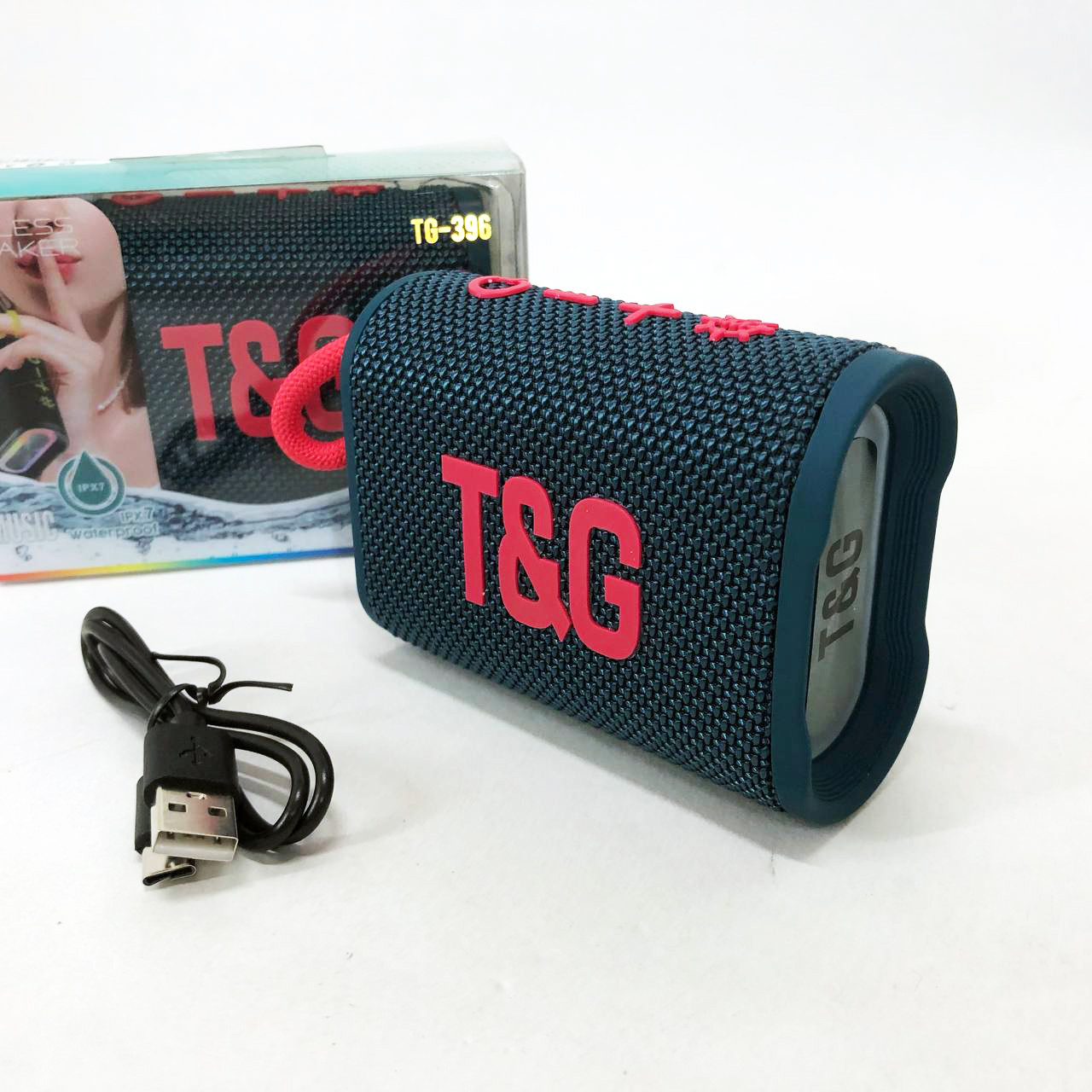 Bluetooth-колонка TG396. Колір: синій, фото 1