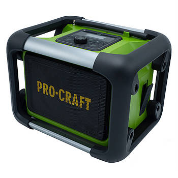 Акумуляторний радіоприймач Procraft PJS20, 20 В, Bluetooth 5.3, FM/DAB+, без АКБ і ЗП