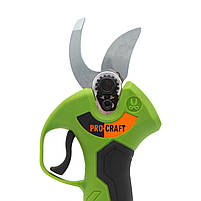 Акумуляторний секатор Procraft ES28Li, 20 В, діаметр різу до 25 мм, леза SK5, безщітковий (без акумулятора), фото 9