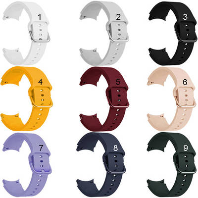 Силікон класичний ремінець для Samsung Galaxy Watch 7 / 6 / 5 pro / 5 / 4