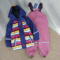 Дождевик комплект на флисе Lupilu Грязепруф, непромокайка, костюм от дождя