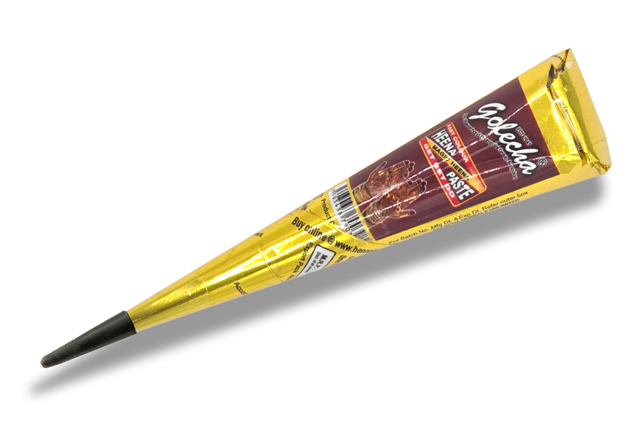 Хна в конусі коричнева TM Golecha 25 мл