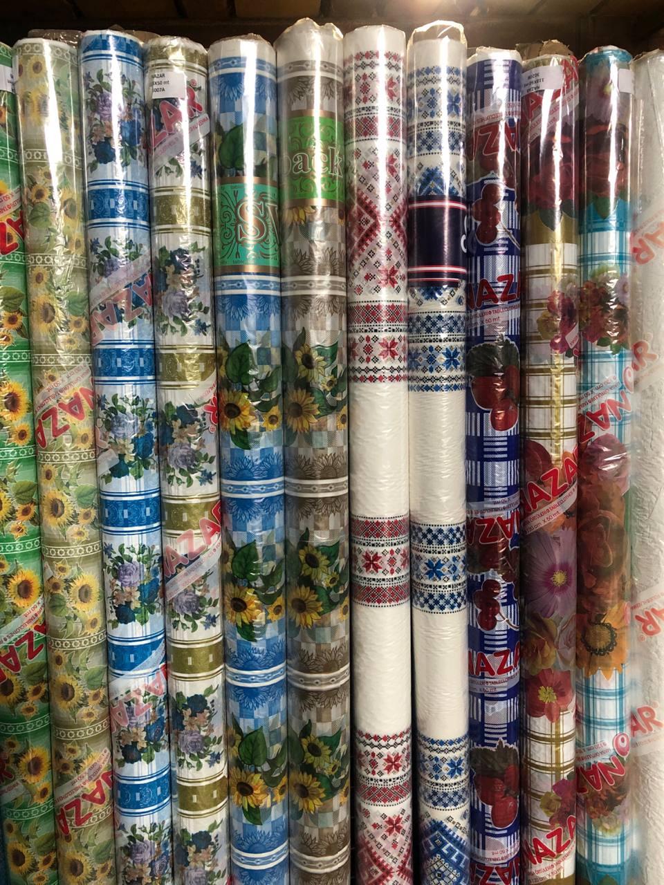 Клейонка "Тонка" без основи 50 м в асортименті