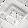 Люстра SONNE 90W 4S APP біла / хром Luminaria 3000-6500К 9000Lm керована світлодіодна LED з пультом ДУ IP20 525х525х115мм, фото 9