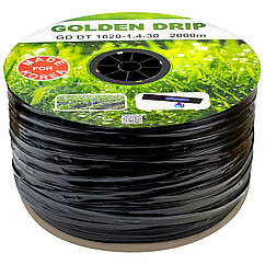Стрічка для крапельного поливу еміттерна Golden Drip 8 mil крок 20 см на метраж