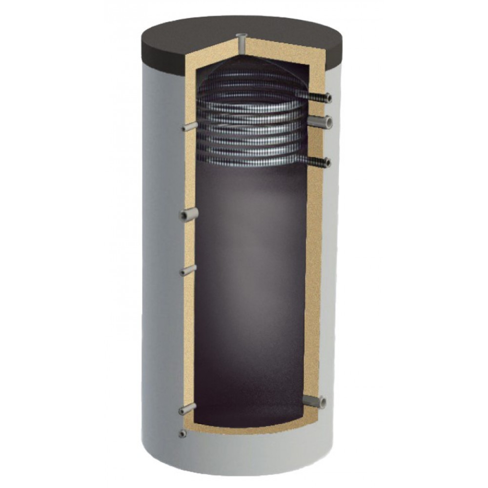 Буферна ємність KHT 1500l з верхнім нержавіючим теплообмінником