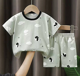 Літній костюм із шортами для хлопчика дівчинки