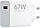 МЗП Xiaomi блочок 67W USB-A HyperCharge (BHR07SKEU) white UA, фото 4
