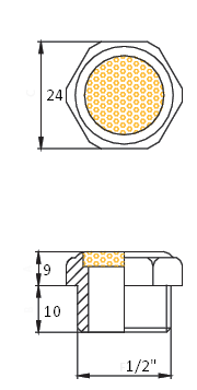 Фільтр сапун TSP1/2GAS