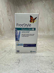 Тест-смужки Фрістайл Оптіум Нео Н (Freestyle Optium Neo H), 100 шт