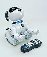 Інтерактивний песик-робот Космопес TK-12302 на радіокеруванні — співає, танцює, виконує команди, LED-очі, озвучка українською, фото 4