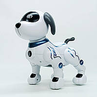 Інтерактивний песик-робот Космопес TK-12302 на радіокеруванні — співає, танцює, виконує команди, LED-очі, озвучка українською, фото 8