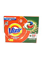 Капсули для прання Vizir Platinum Pods + Fairy, 16 шт