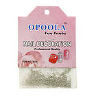 Бульйонки для декору нігтів сріблясті, Global Fashion