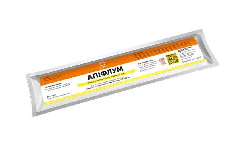 Лікування та профілактика вароатозу «Апіфлум» (для вуликів 430×300см) 10шт