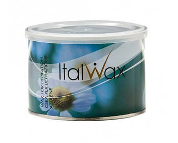 Віск у банці для депіляції Азулен, ItalWax, 400 мл