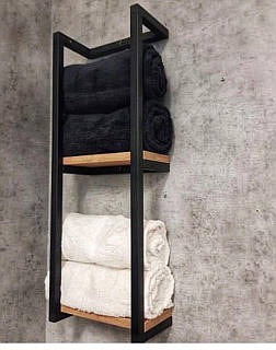 Полиця для рушників у ванну кімнату 280*180*1000 Kompred OL081/3