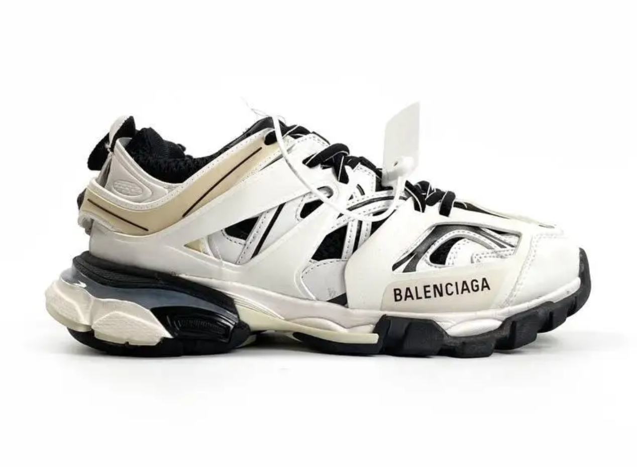 Жіночі кросівки Баленсіага Track Sneaker White Black 542436W1GC49010, фото 1