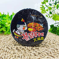 Корейська локшина стакан бульдак рамен Samyang Buldak Hot Chicken класична гостра зі смаком курки 80г