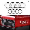 Емблема задня AUDI (Ауді) 203мм A4 (B9), A5 (F5), A6 (C8), A7 (C8), Q2 (GA), Q3 (F3),Q5 (FY), Q8 - Хром, фото 10