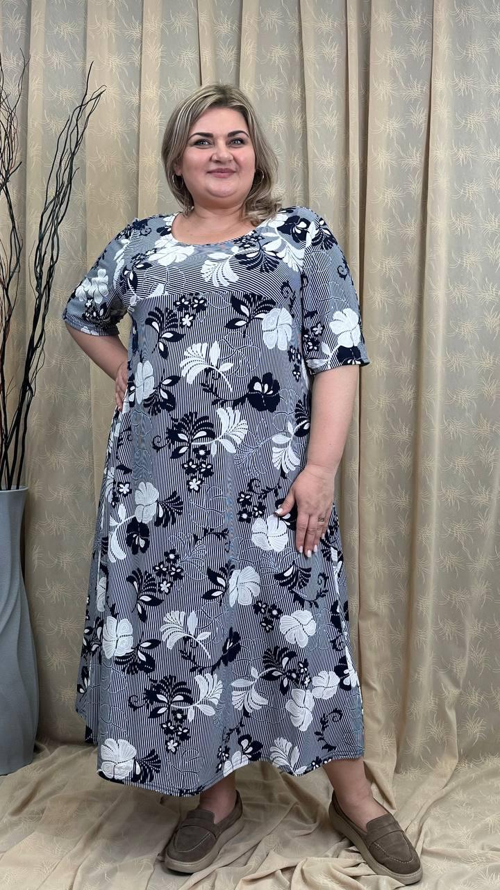 Ошатна легка сукня вільного крою "Диво-3 "    66-68 70-72 74-76