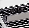 Передня емблема AUDI (Ауді) 315 мм Q5 (FY/80a), Q7 (4M) - Чорний глянець (4m0853605), фото 8