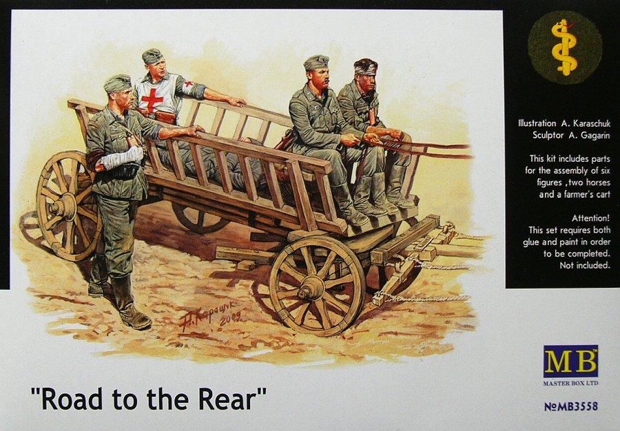 Пластикова модель 1/35 Master Box 3558 "Road to the Rear"