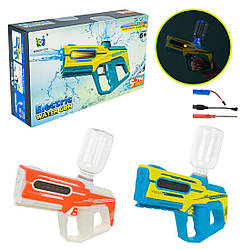 1002 Водний пістолет, акум, електричний на акум.батарейці, 25 см, 200 мл у кор.