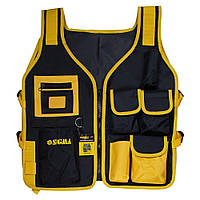 Жилет монтажника 7 карманов 500×595мм SIGMA (9450311) AQUA.LIGHT