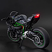 Модель мотоцикла мінікопія Kawasaki Ninja H2R створена в масштабі 1:9, фото 4